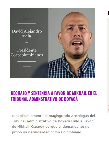 David Alejandro Ávila - Grupo Jurídico Legal de Colombia SAS