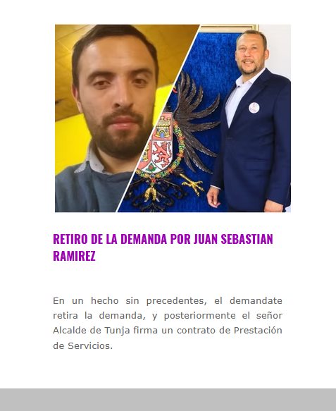 Retiro de Demanda por Juan Sebastian Ramirez